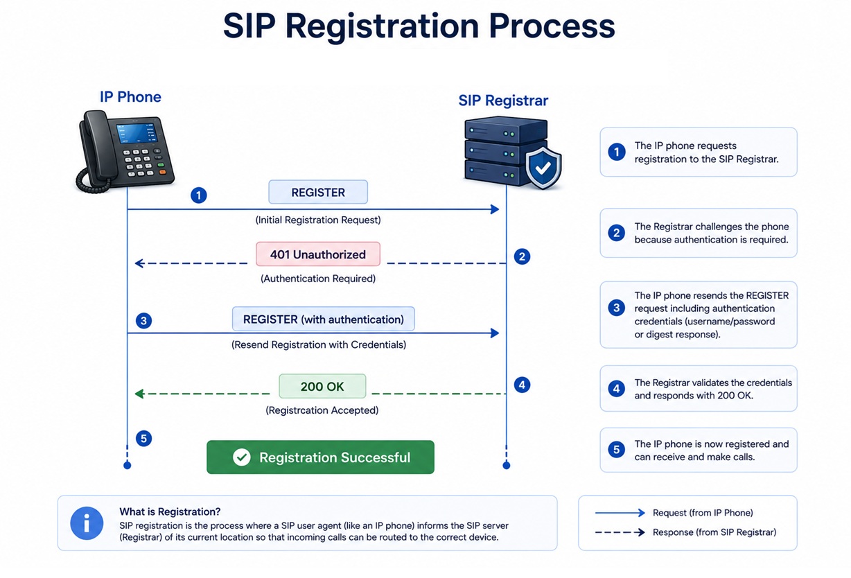 Sip Registration Process